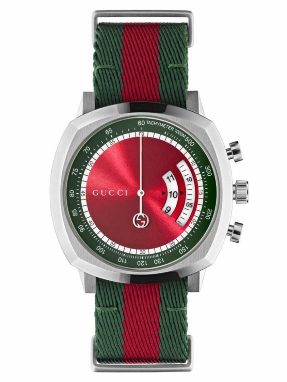 Gucci - YA157304 - Quartz Men's Grip Chronograph Nylon Strap Watch